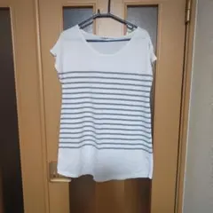 Cutie Blonde ボーダー 半袖 Tシャツ