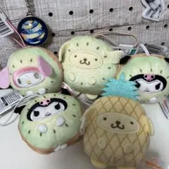 サンリオキャラクターズ　フルーツきぐるみマスコット　どうぶつ着ぐるみマスコット