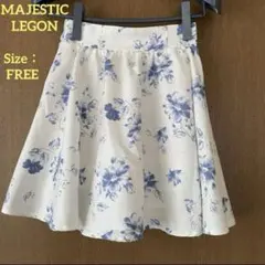 MAJESTIC LEGON 花柄スカートパンツ　キュロット　スカンツのサムネイル