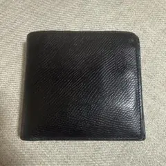 セリーヌ　メンズ　二つ折り財布 ブラック レザーのサムネイル