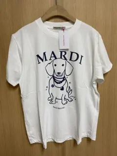 Mardi Mercredi マルディメクルディ 犬柄Tシャツ 可愛いのサムネイル