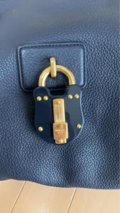 LOEWE ロエベ ハンドバッグ ネイビー パドロック