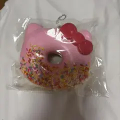 新品 サンリオカフェワゴン ハローキティ ドーナツ型キーホルダー スクイーズのサムネイル