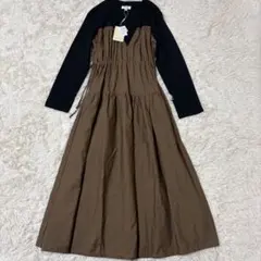 JOVONNA London 異素材 ワンピース　未使用タグ付　定価19800