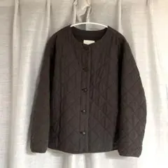 studio CLIP キルティングジャケット ブラウン F