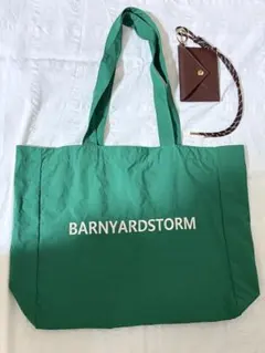BARNYARDSTORM トートバッグ グリーン