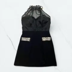 ANIER. アニエル ミニキャバドレス anier4051 ローブドフルール