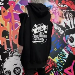 NieR 2WAY OFF-SHOULDER BACK LOGO PARKA
