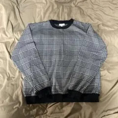 BEAUTY&YOUTH チェック柄トレーナー Lサイズ