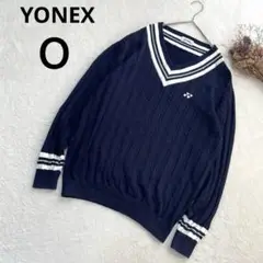 ヨネックス　YONEX Vネックニットセーター　テニス　バトミントン　コットン