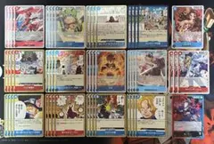 ワンピースカード　レベッカ　サボ　SR 各4枚　ルーシーデッキパーツ ワンピースカード ルーシー サボ レベッカ SR まとめ売り 神の島の冒険