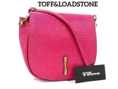 美品 TOFF&LOADSTONE リザード型押しレザー ショルダーバッグのサムネイル