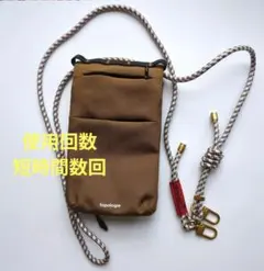 topologie ブラウン スマホショルダーバッグ＆ストラップ