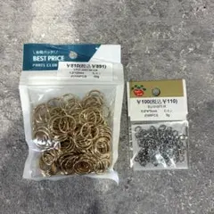12mm丸カン 5mm Cカン セット