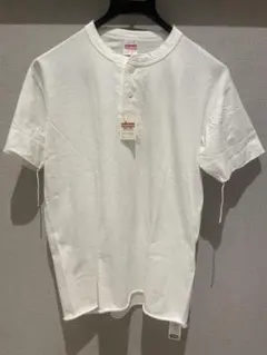 Healthknit ヘンリーネック Tシャツ L ホワイトのサムネイル