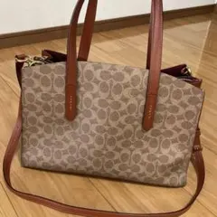 purin3008様専用　COACH チャーリー キャリーオール シグネチャー