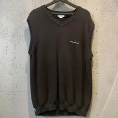 M-384 tisisneverthat ネバザ　ベスト　メンズ　サイズL 古着