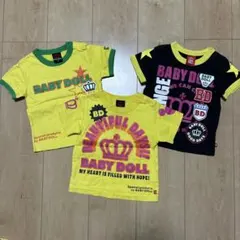 BABYDOLL Tシャツセット 3枚組　80