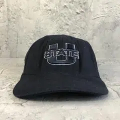 cb202古着　キャップ　紺　黒　90s Y2K