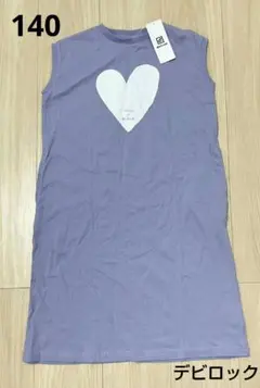 新品 140 デビロック ノースリーブワンピース