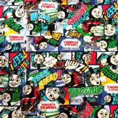 機関車トーマス　キルティング生地