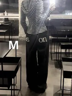 新品★即日発送★韓国ASON as''on ブラック M デニムパンツ　/j2