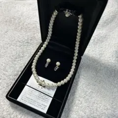 パール ネックレス　イヤリング　セット　冠婚葬祭　入学式　卒業式