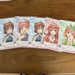 一番くじ 五等分の花嫁 イラストボードスタンド全5種