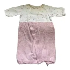 ファミリア　ベビーグロー　50-65  ピンク　ロンパース　カバーオール