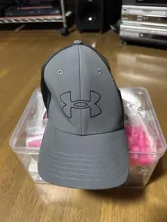 Under Armour グレー キャップ メッシュバック^_−☆