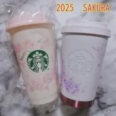 スタバ 2025 Sakura 桜 タンブラー リユーザブルカップ