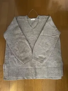 LEPSIM レプシム　Vネック ニット　ブラウン　12/16迄出品