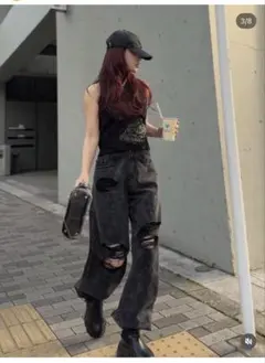グラムリップス　ダメージ ワイド DENIMのサムネイル