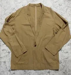 メンズ ベージュ テーラードジャケット L