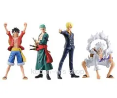 全４種 コンプ HG ONE PIECE ワンピース フィギュア ガチャ Ｆ