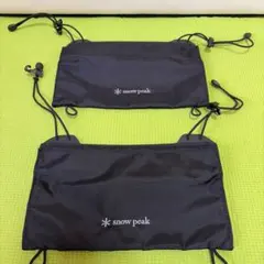 スノーピーク　キャンプポケット　2個セット(1個は留め具破損あり）のサムネイル