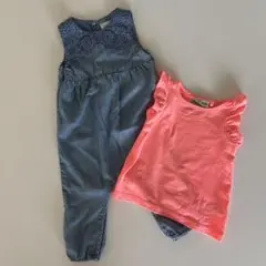 next baby ロンパース トップス ２枚セット 6-9mths