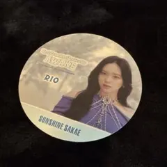 NiziU リオ サンシャインサカエ 特典 コースター ①