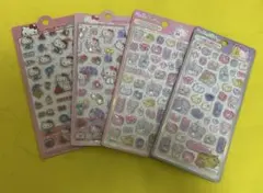 【ラスト】　海外正規品　ボンボンドロップシール　キティ　4点