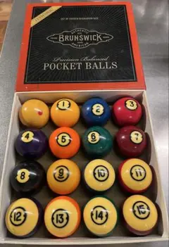 【良品✨】BRUNSWICK ブランズウィック ビリヤード 球 ボール チョーク 良品✨】BRUNSWICK ブランズウィック ビリヤード 球 ボール チョーク