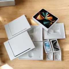 Apple空箱セット MacBook Air iPhone15 iPad Pro