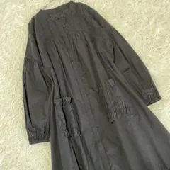 【即発送】美品　somari ソマリ　ロングワンピース　バンドカラー　レース　F