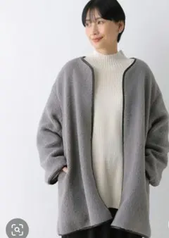 LEPSIMノーカラーコート