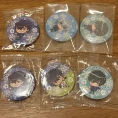 ブルーロック くら寿司コラボ　缶バッジ　烏旅人／氷織羊／糸師凛／オリヴァ・愛空