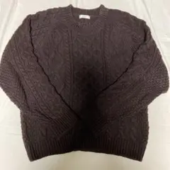 LOWRYS FARM ブラウンニット