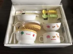 【一部のみ使用済】ミキハウス テーブルウェアセット