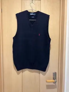Polo by Ralph Lauren ニットベスト ネイビー L