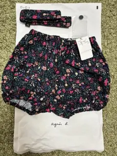 アニエスベー　花柄 かぼちゃパンツ　80cm