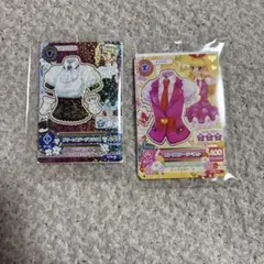 アイカツ カードセット グリーン・セーラー・ドレスとピンク・コート