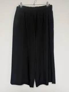 COMME des GARÇONS 黒 ガウチョパンツ Comme des Garçons // Black Wool Wide Leg Cropped Trouser – VSP